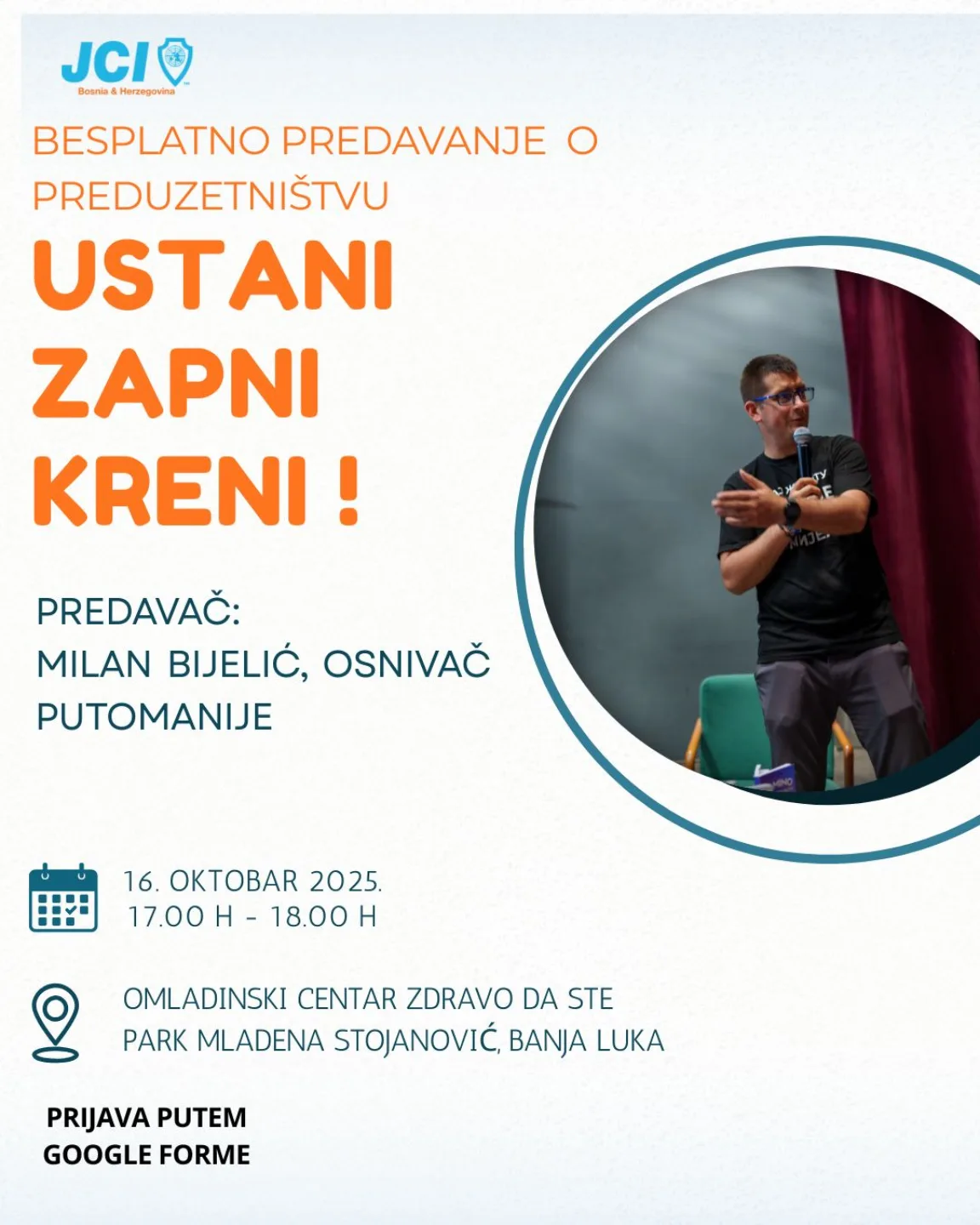 Besplatno predavanje o preduzetništvu